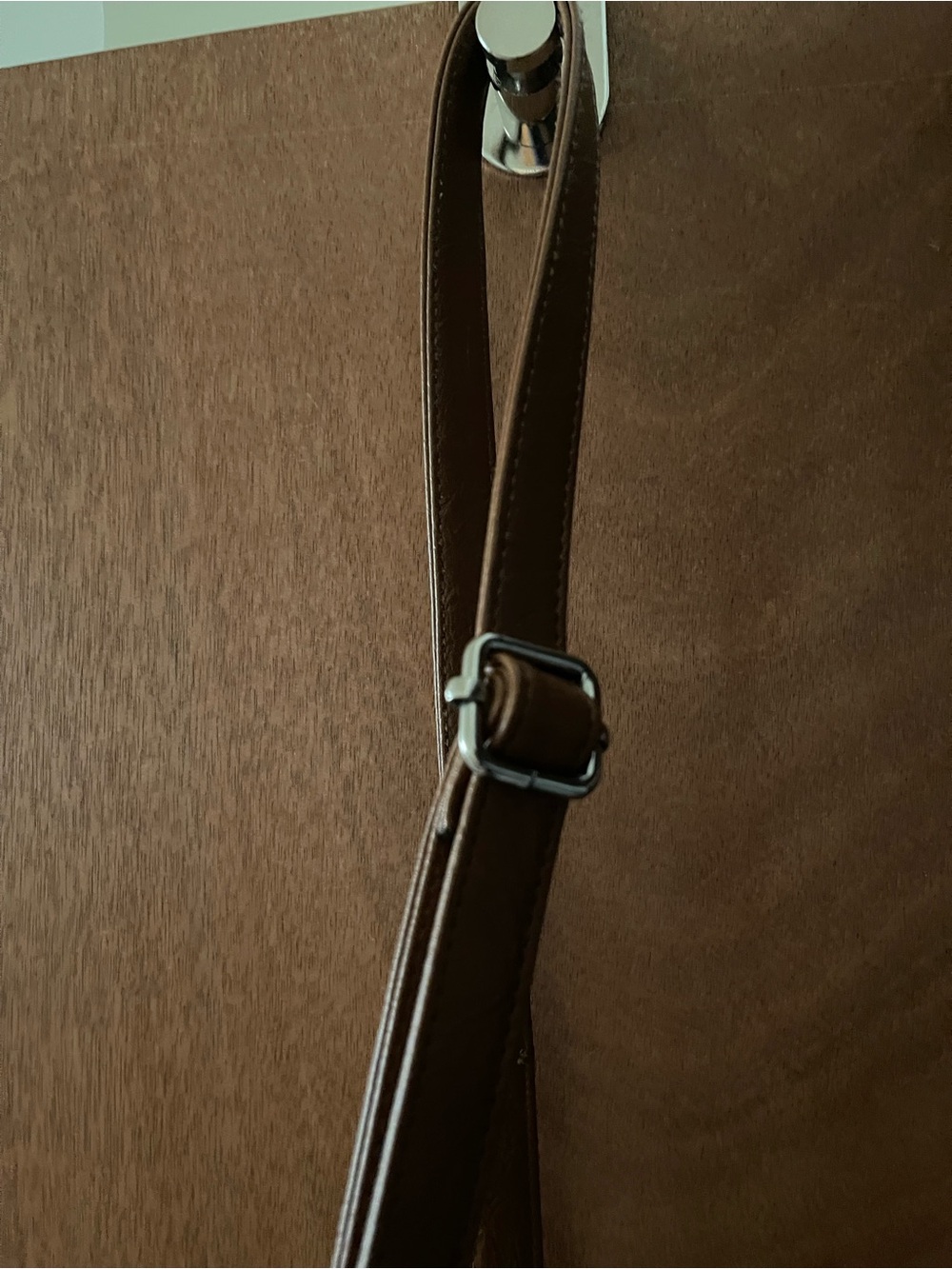 Style & Co Navy Star Crossbody Bag with Brown Trim - Picture 4 of 9